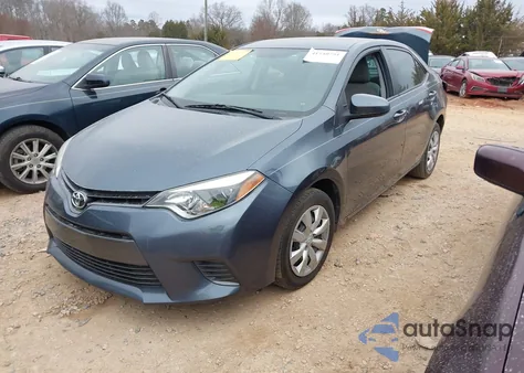 2016 Toyota Corolla Le z USA, uszkodzony, nr VIN 2T1BURHE2GC675737